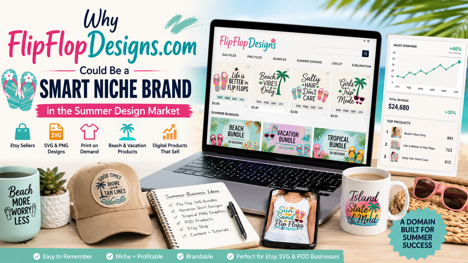 Why FlipFlopDesigns.com Could Be a Smart Niche Brand in the Summer Design Market