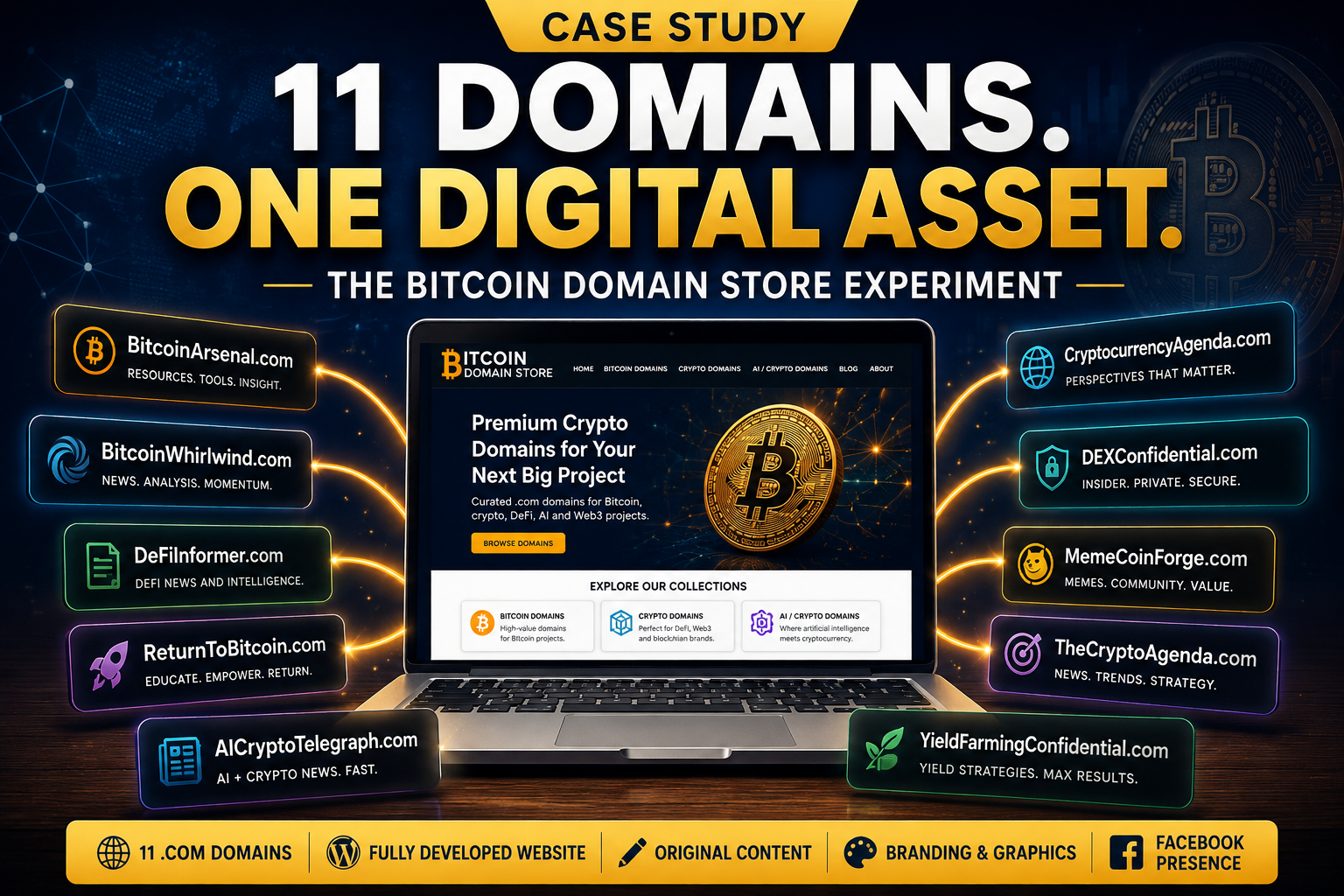 A Different Way to Sell a Domain Portfolio: The BitcoinDomainStore.com Experiment